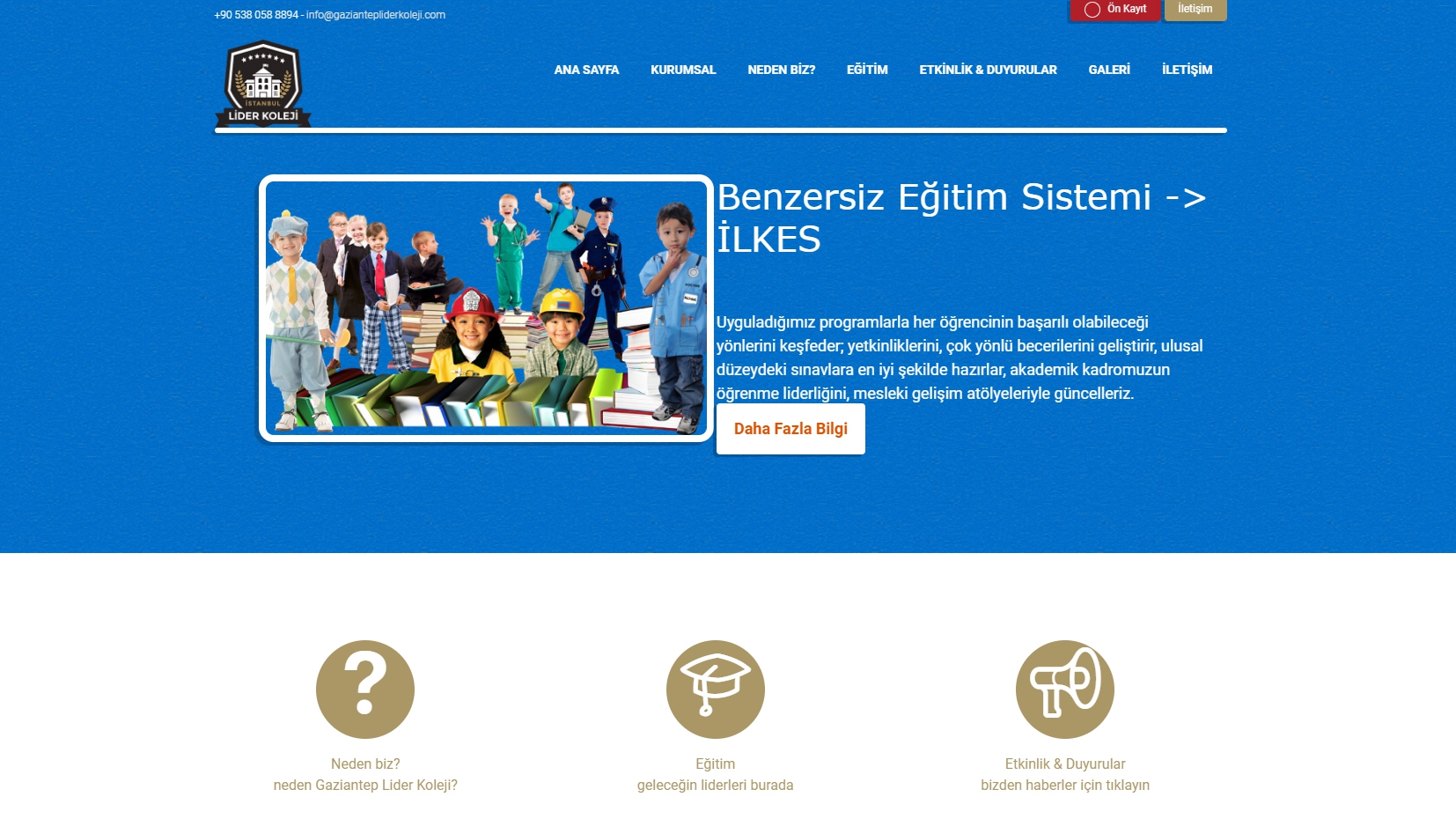 Özel Kolej Web Sitesi